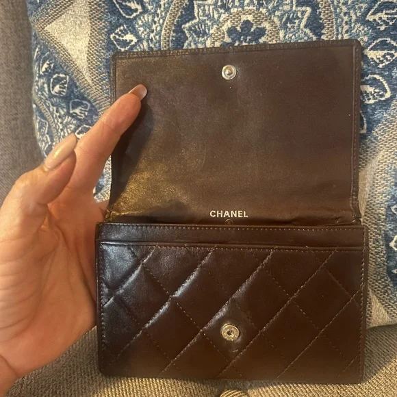 CHANEL Combon Line CC Coco Mark Logo flap wallet - Picture 6 of 10